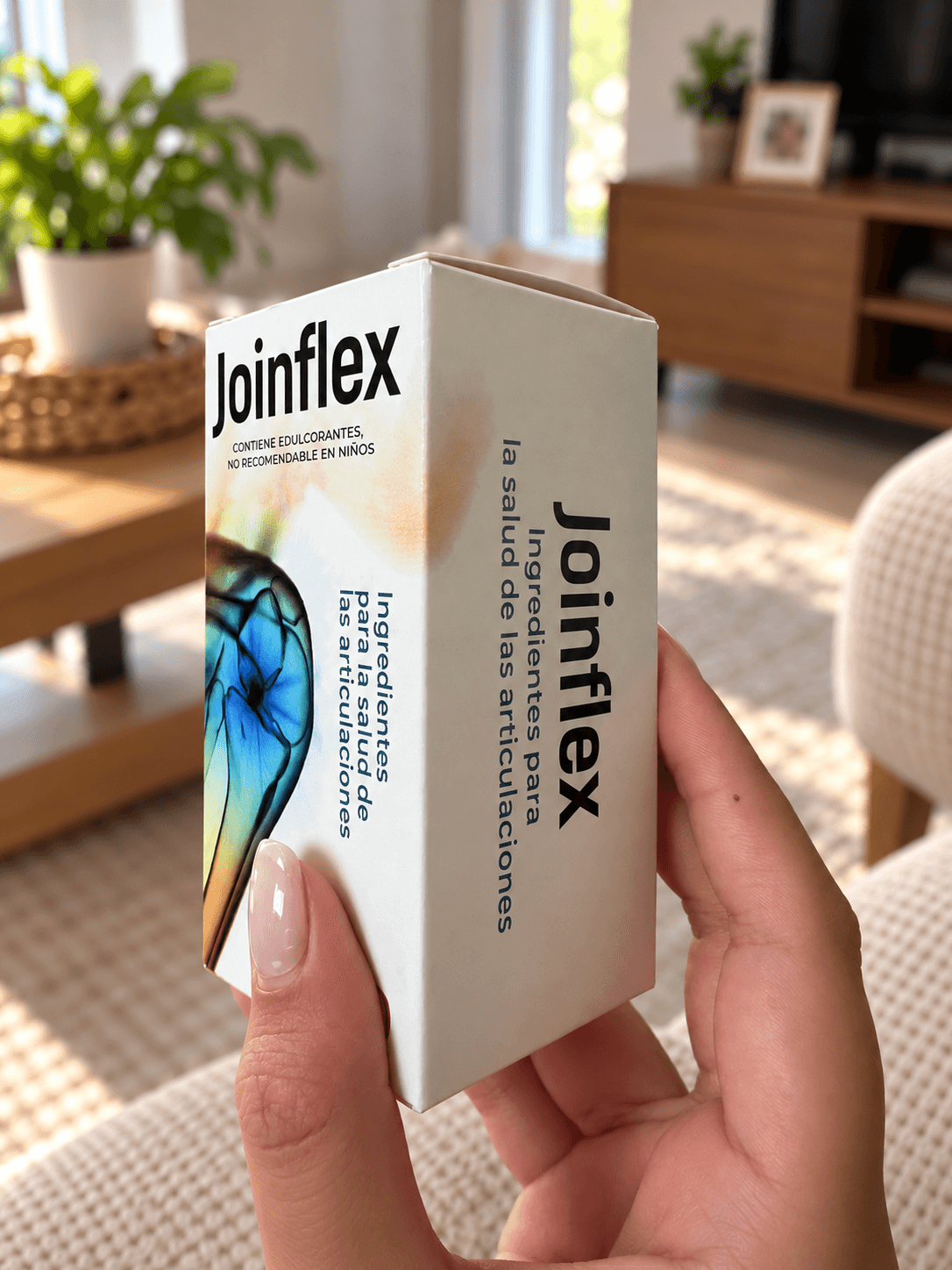 Caja de Joinflex vista en ángulo